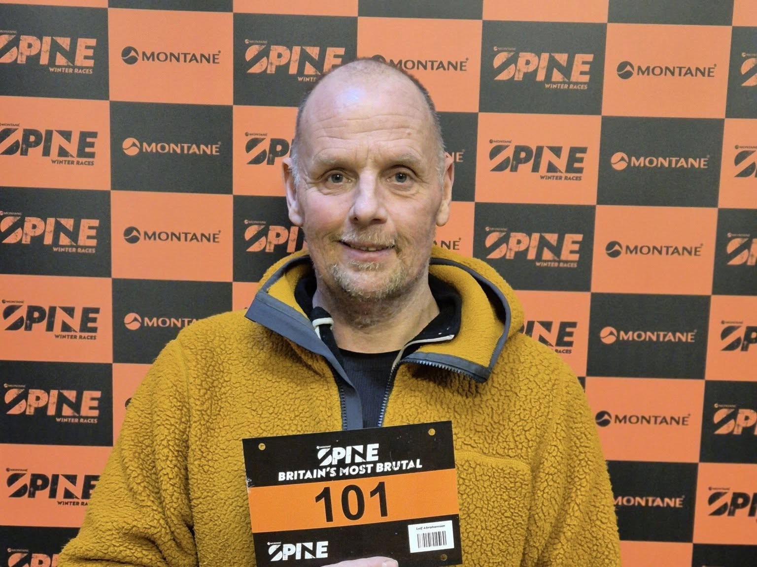 Leif Abrahamsen ga seg etter 300 km i Spine Race